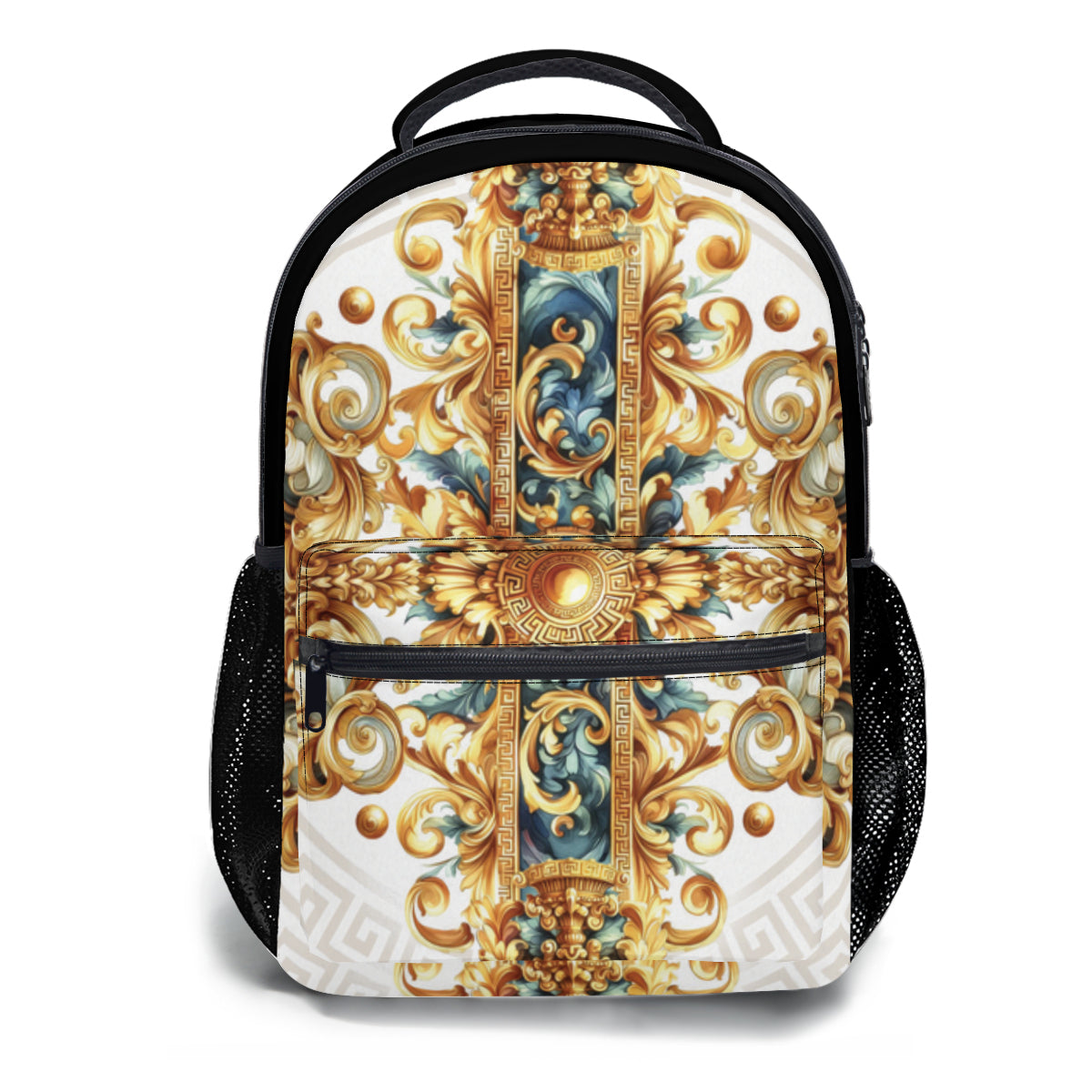 Set of Original baroque art style Bags • Portable Tote Insulated Lunch Bag • Pen Pouch | Oxford Cloth