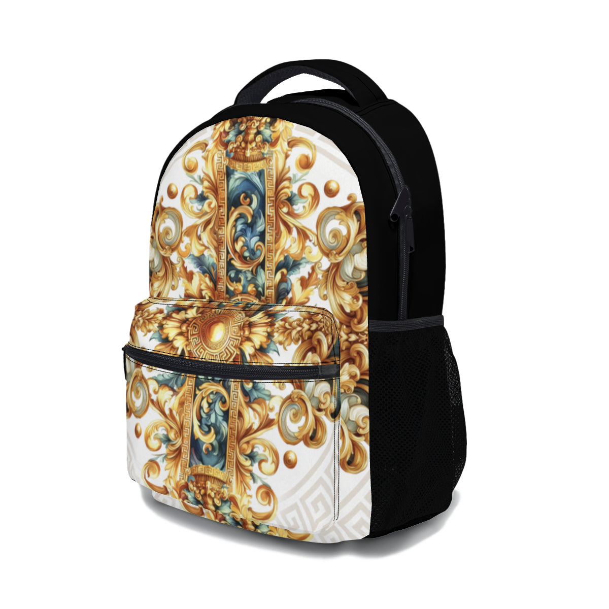 Set of Original baroque art style Bags • Portable Tote Insulated Lunch Bag • Pen Pouch | Oxford Cloth