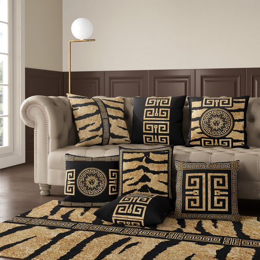 "Marbella" cushion covers set • Art Gift • exclusive eccentric greek design pillow covers • different sizes