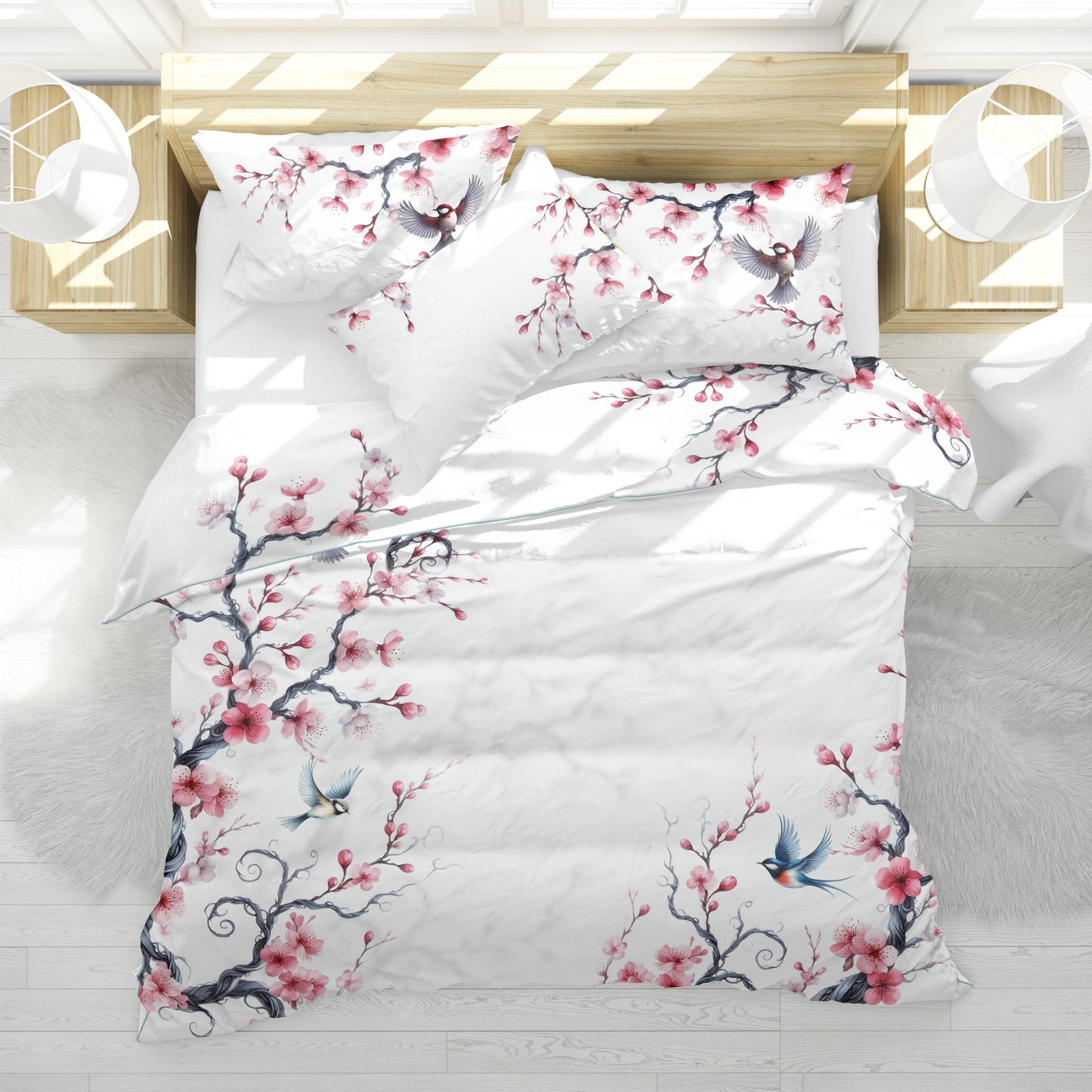 Spring design collection Bedding cover set 3/4 pcs from 100% cotton or high-quality polyester reversible design • all sizes