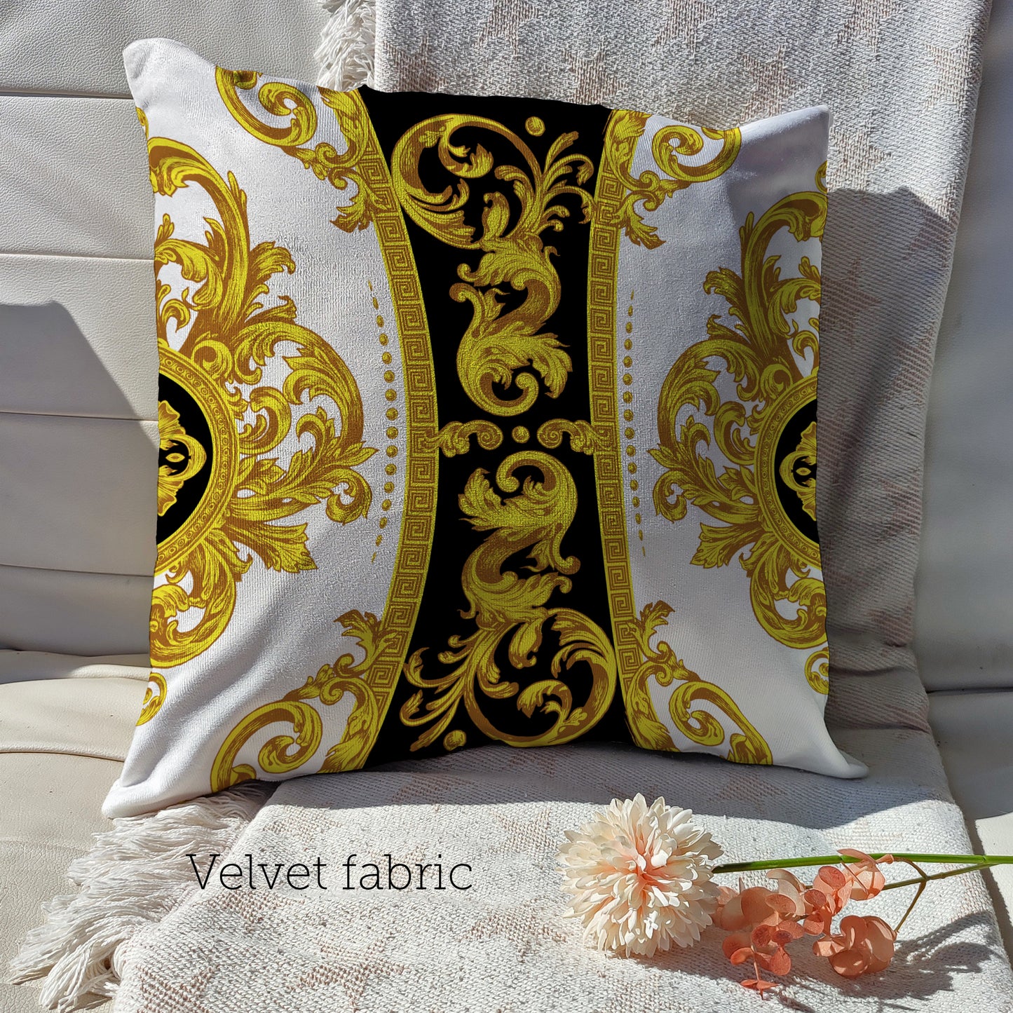 "Crete" cushion covers set • Art Gift • Exclusive baroque retro design pillow covers • different sizes