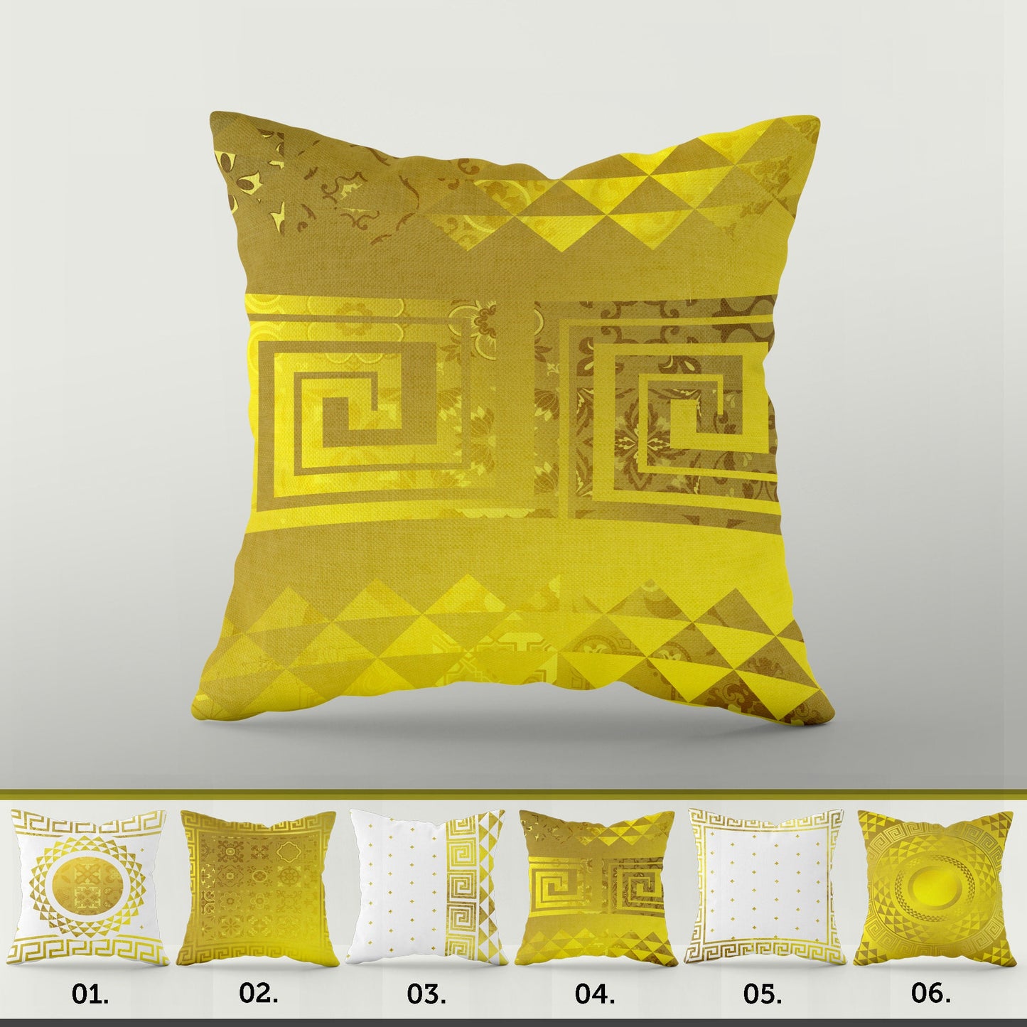 "Afrodita" cushion covers set • Art Gift • exclusive baroque minimalism design pillow covers • different sizes