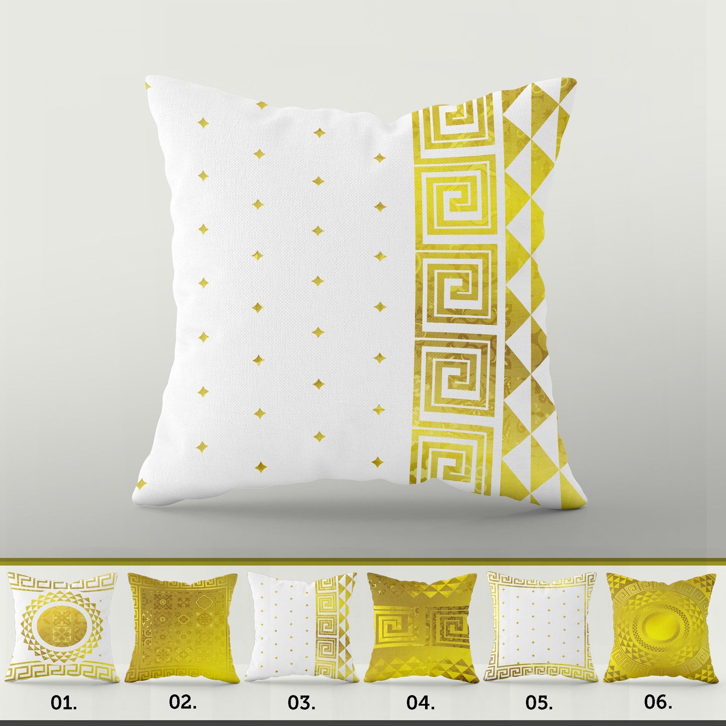 "Afrodita" cushion covers set • Art Gift • exclusive baroque minimalism design pillow covers • different sizes