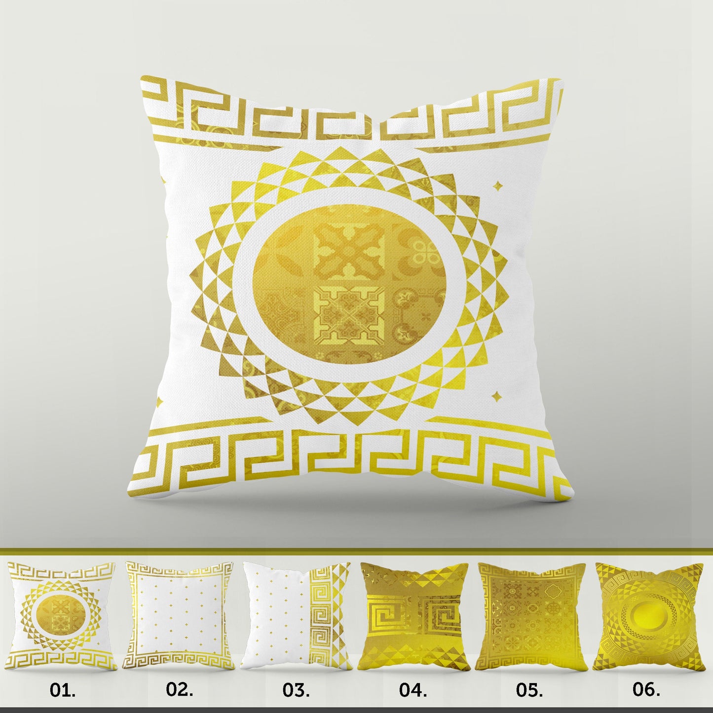 "Afrodita" cushion covers set • Art Gift • exclusive baroque minimalism design pillow covers • different sizes