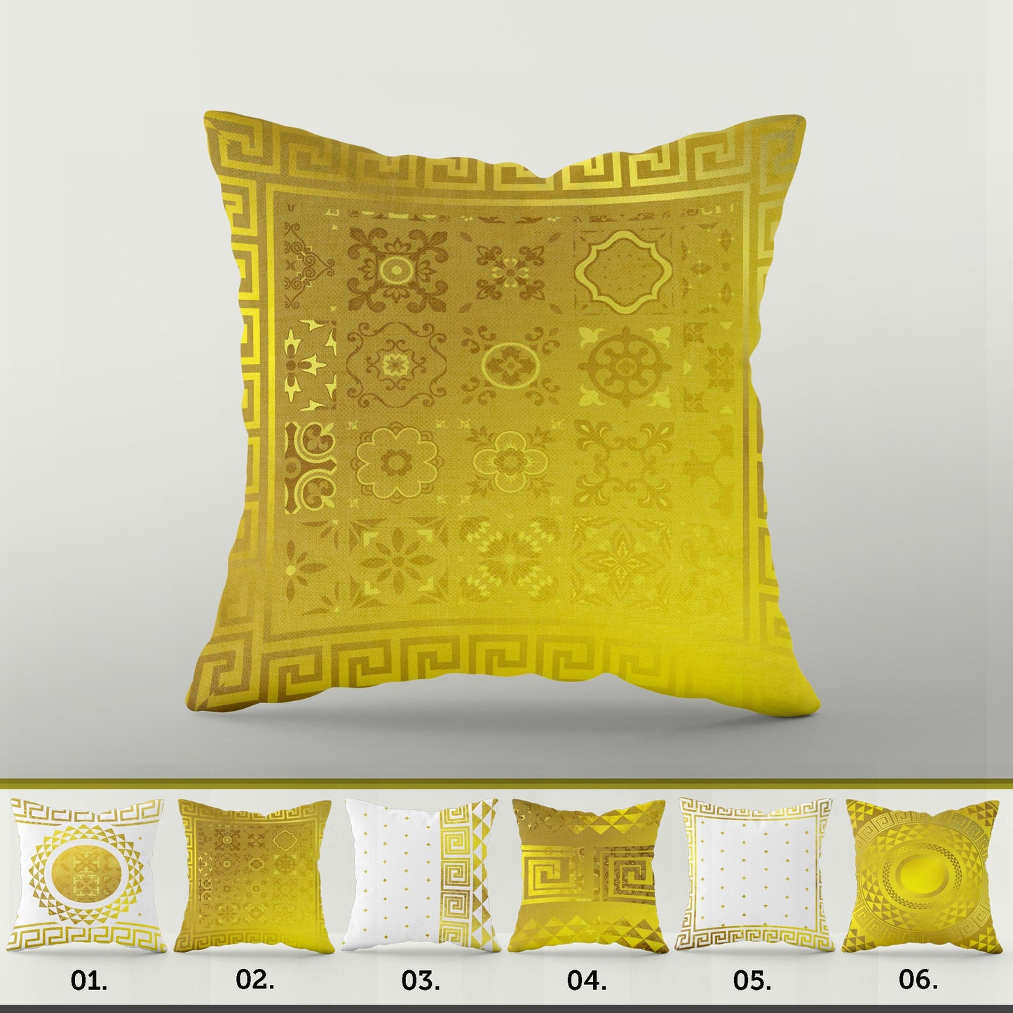 "Afrodita" cushion covers set • Art Gift • exclusive baroque minimalism design pillow covers • different sizes