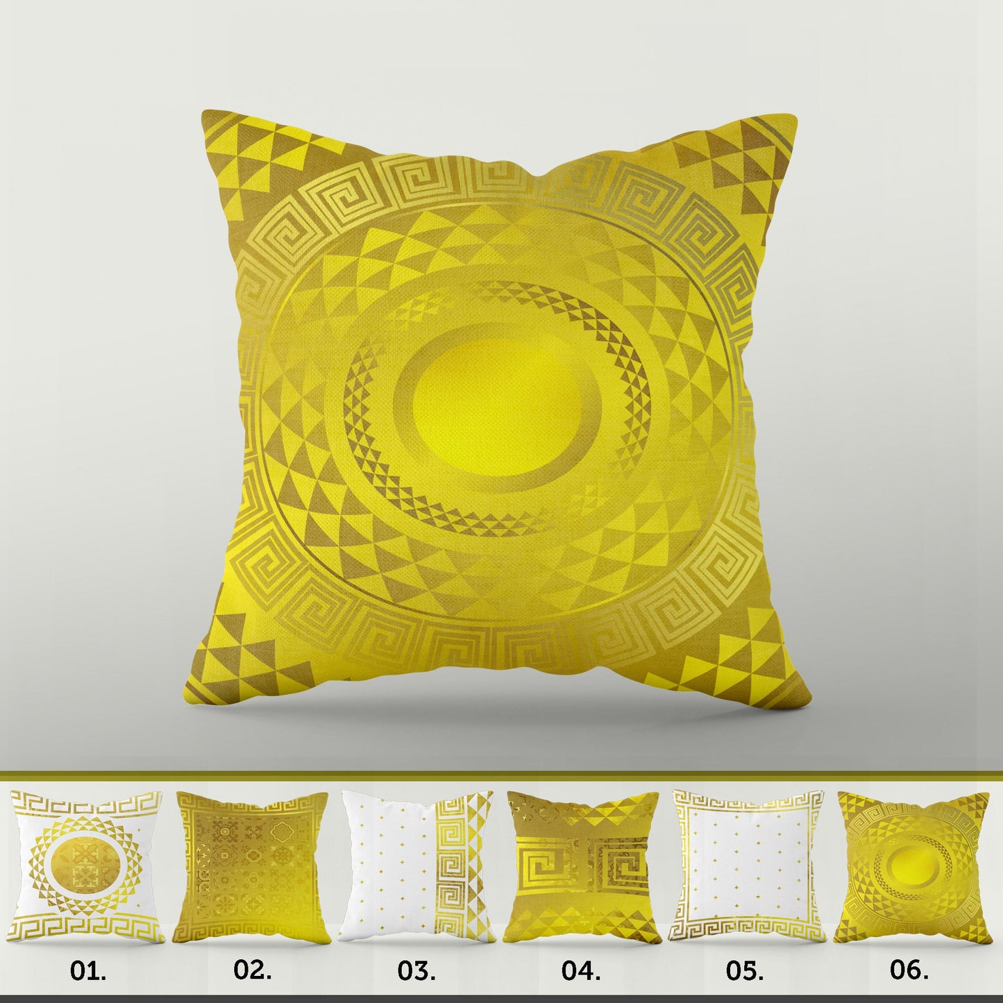 "Afrodita" cushion covers set • Art Gift • exclusive baroque minimalism design pillow covers • different sizes