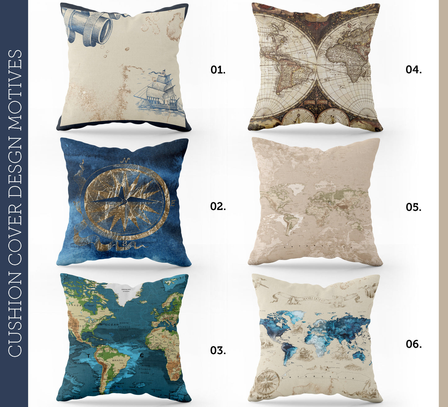 Atlas WORLD MAP vintage designs Thin quilt • bedspread • blanket for your bedroom decoration