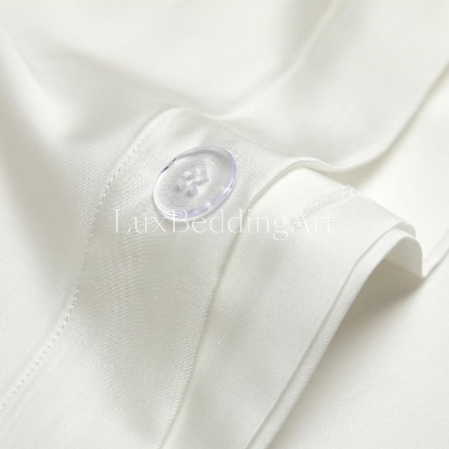 Luxury Elegant Top Grade 100% 22mm Mulberry silk fabric 4 pcs Bedding Set EU KING size 220x240 cm • Duvet Cover • Flat Sheet • Pillowcases