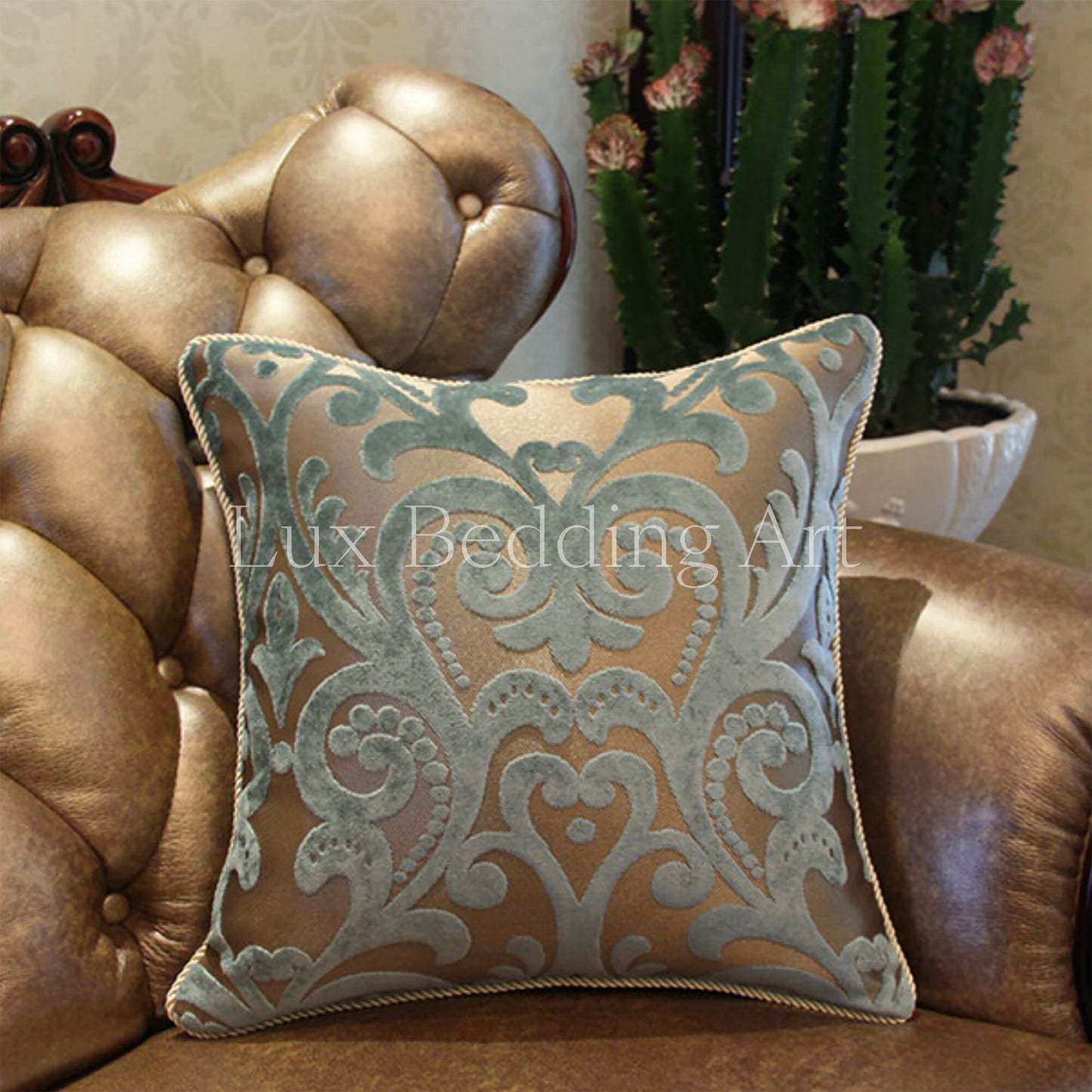 LUXURY Decorative Embroidery European design cushion cover pillow case • Polyester-Cotton Pillow cover • hight quality • 5 size
