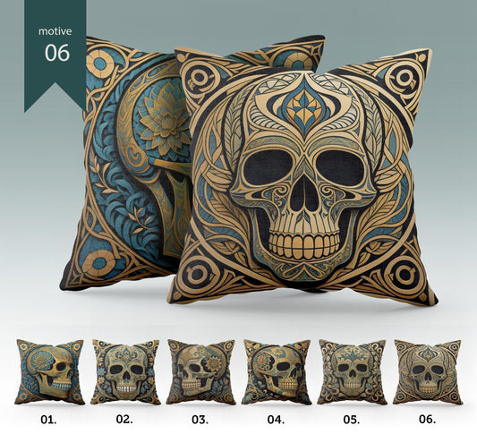 "Ghost" cushion covers set • Art Gift • exclusive gothic design pillow covers • different sizes